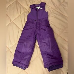 Snozu purple snowpants, size 3t
